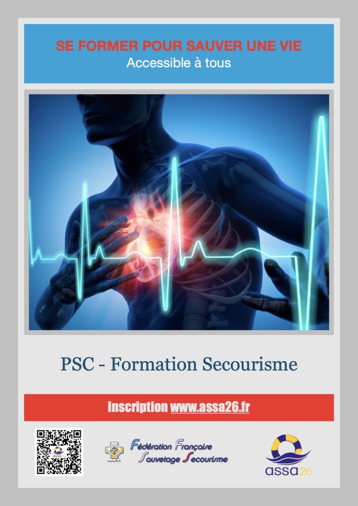 Formation PSC secourisme Drôme Valence gestes qui sauvent ASSA26